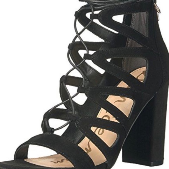 Sam Edleman Yono Black Suede heels - Picture 2 of 5